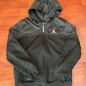 Boys full zip Jordan hoodie